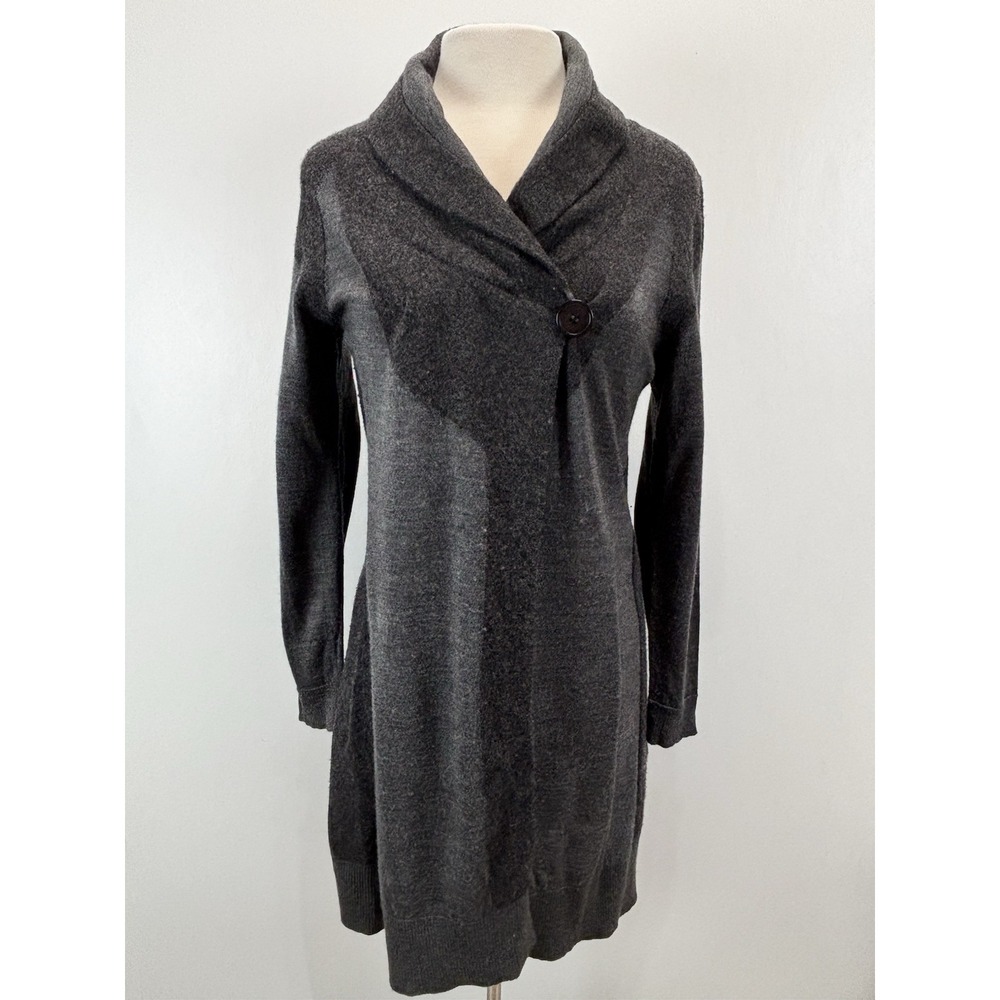 Hiroko Koshino Bis Made in Japan Japansese Designer Sweater Jacket 9 S/M Grey